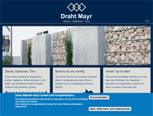 Tablet Screenshot of draht-mayr.de